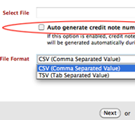 Auto-Generate Credit Note Number