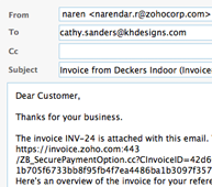 Email Invoices Email Invoices