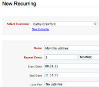 Recurring Invoices Recurring Invoices