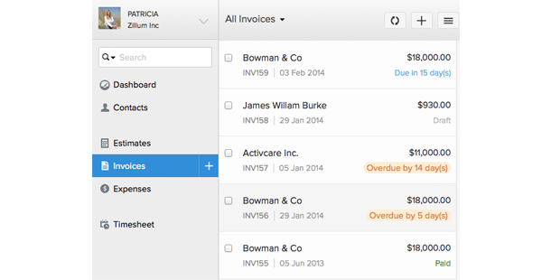 Track invoice