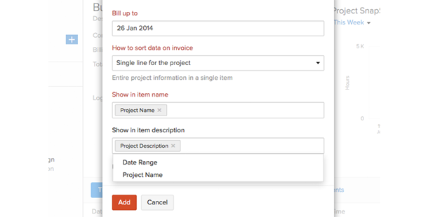 Invoice for your projects