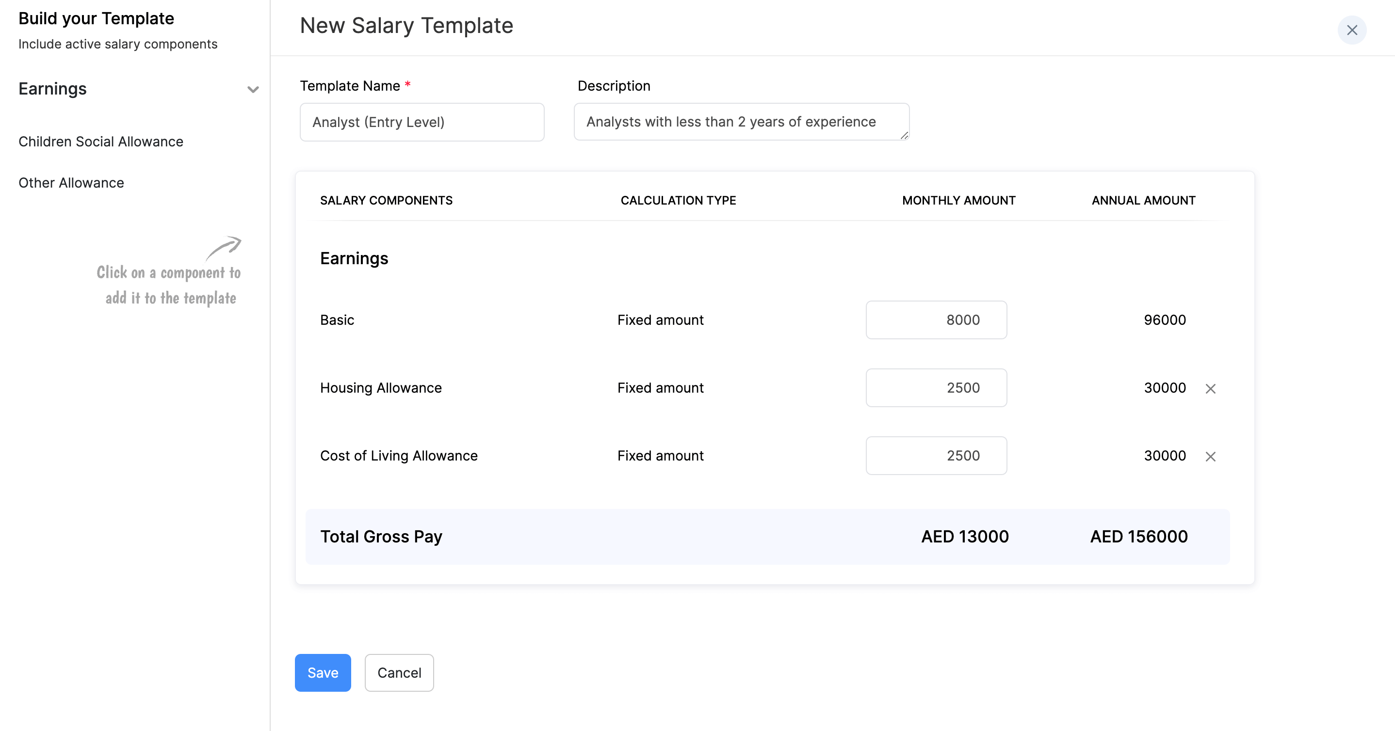 Salary Templates