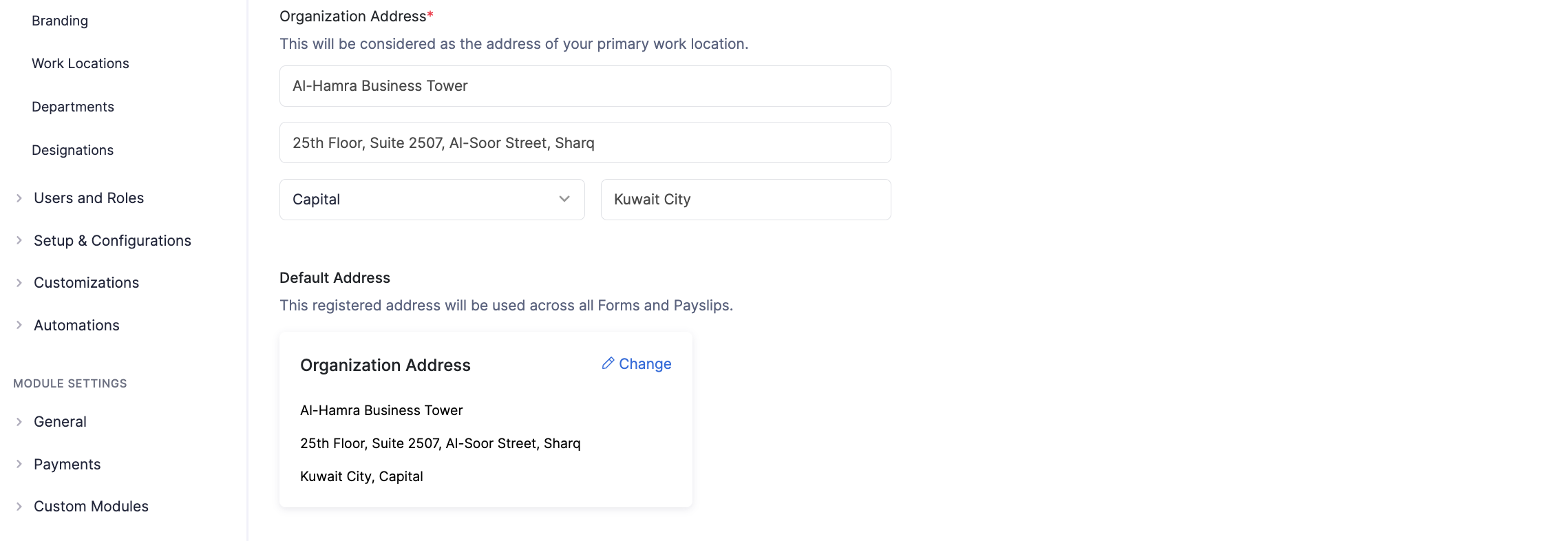 Organisation Profile