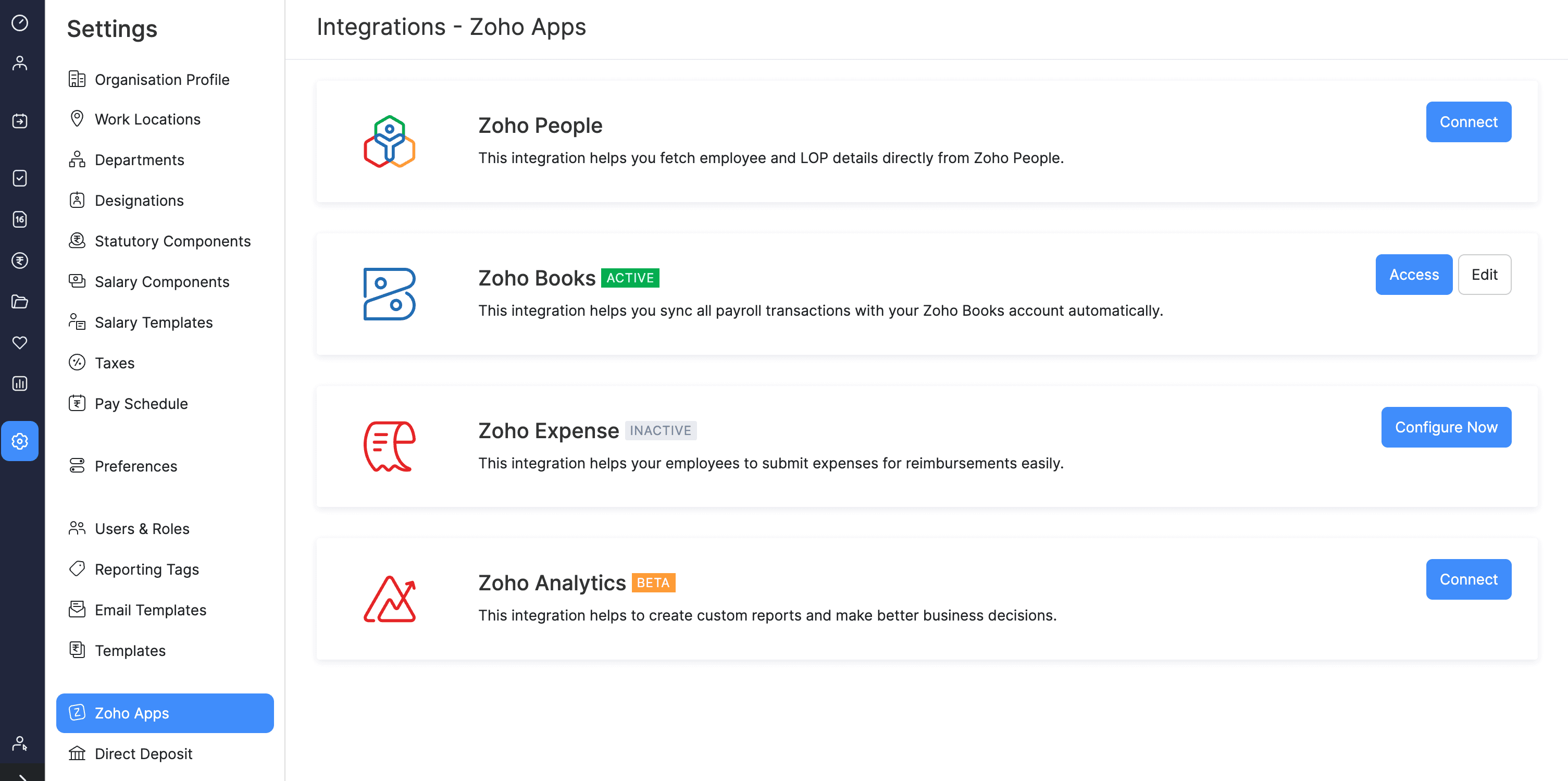 Zoho Analytics