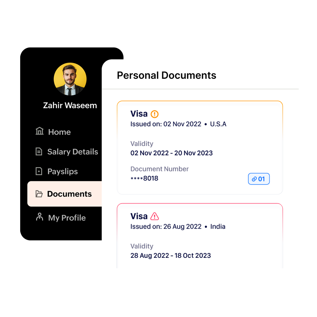Automatic expiry alerts for documents