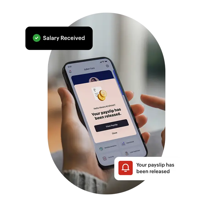 Send salary alerts instantly