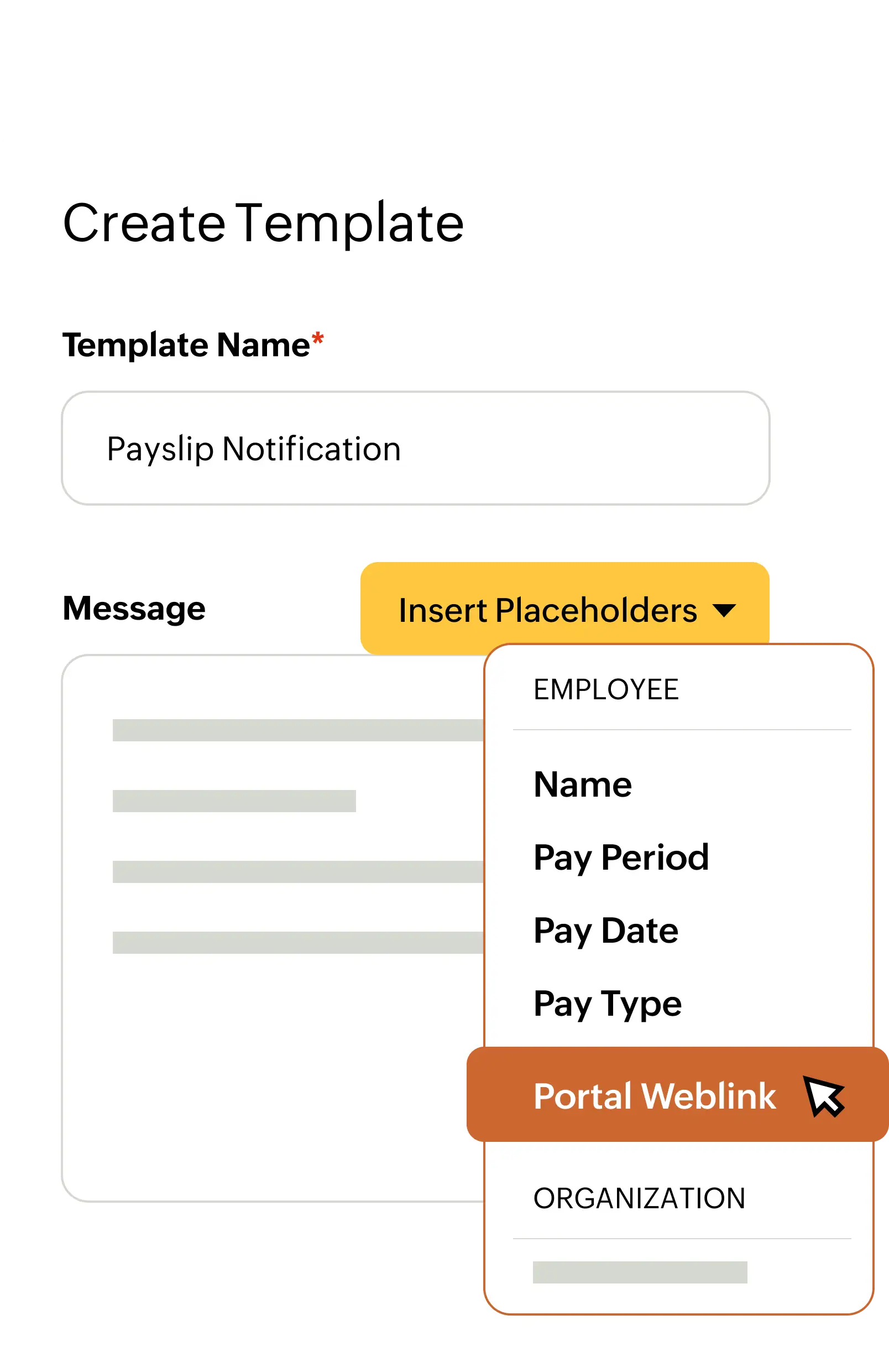 Personalize with dynamic placeholders