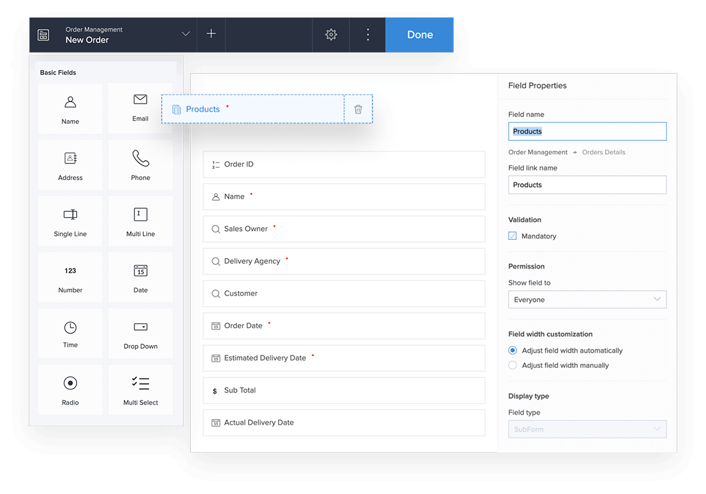 Form builder
