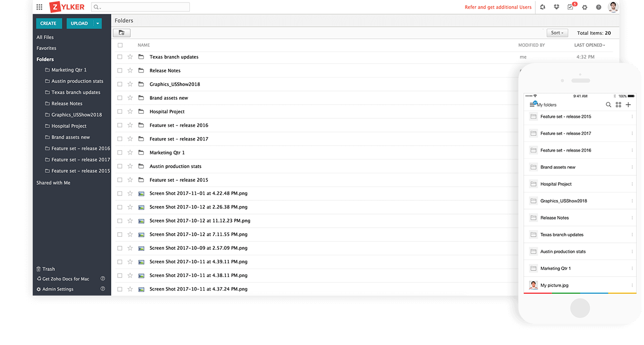 Bring your office to Zoho Docs