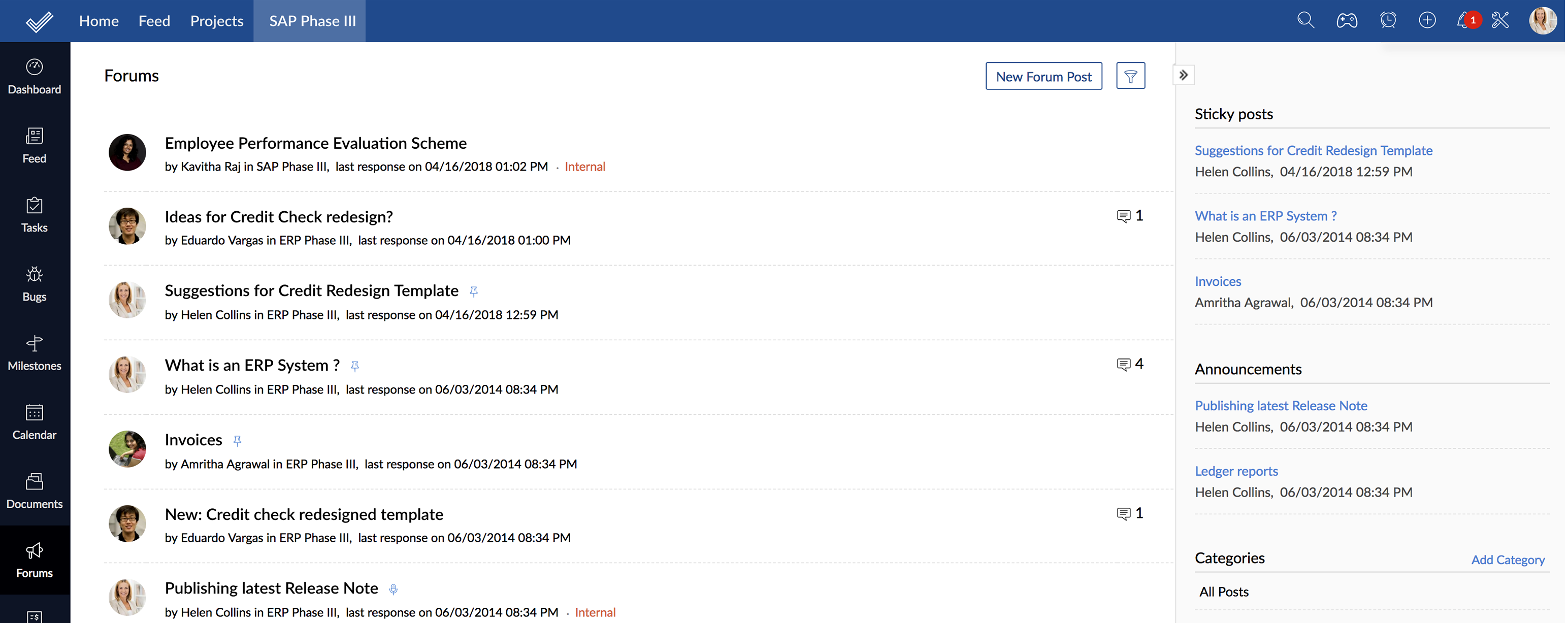 Forums