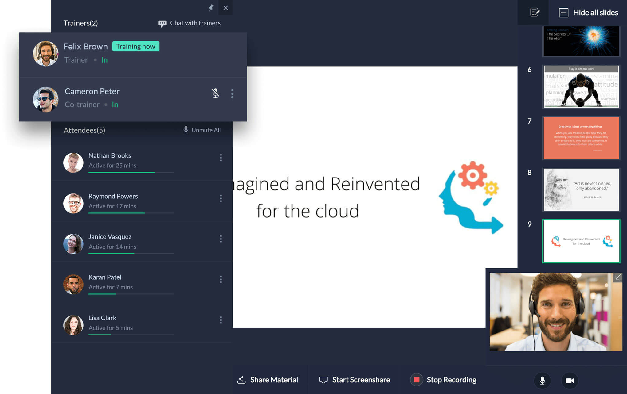 Zoho Showtime Training Expertise