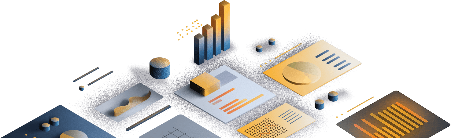 Business Intelligence overview dashboard showing data analytics and insights visualization