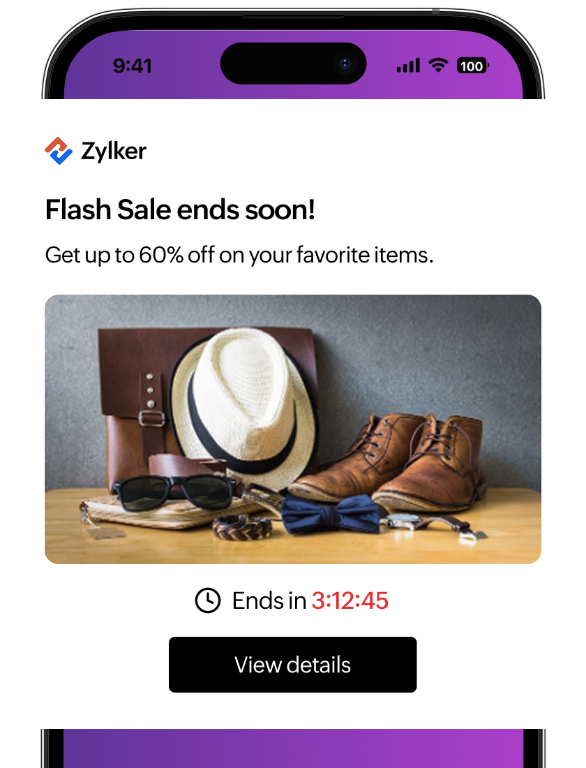 Push notification targeting with user segments