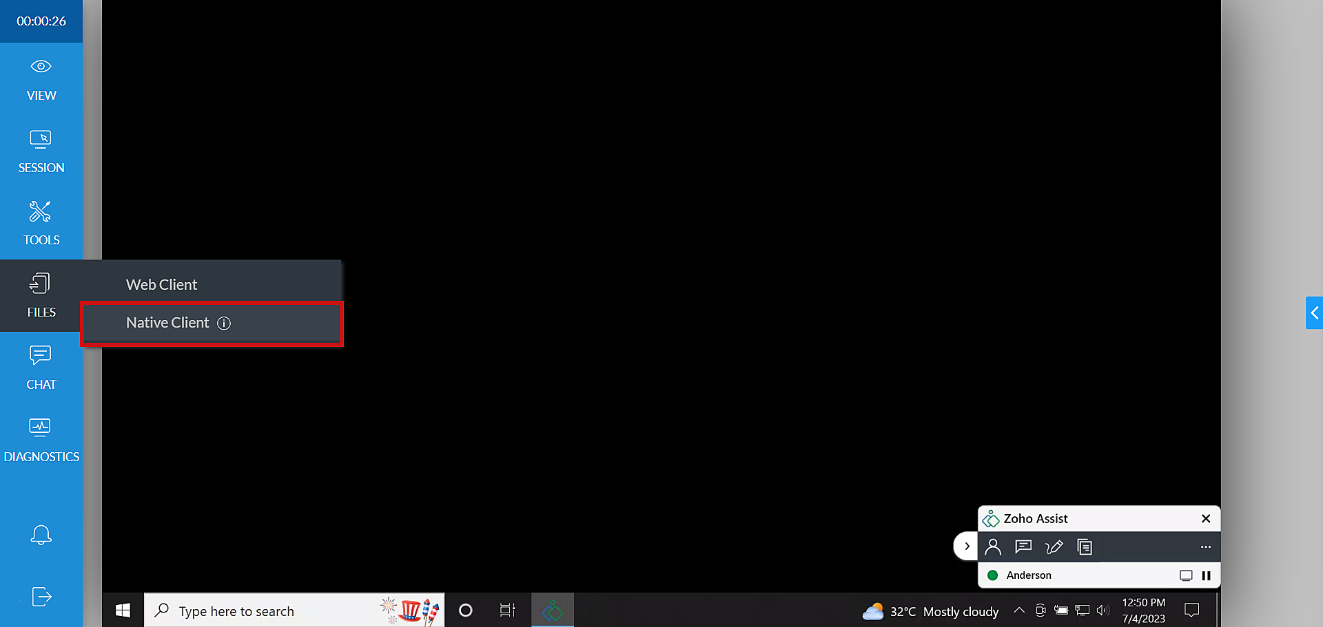 Web Client Folder Transfer