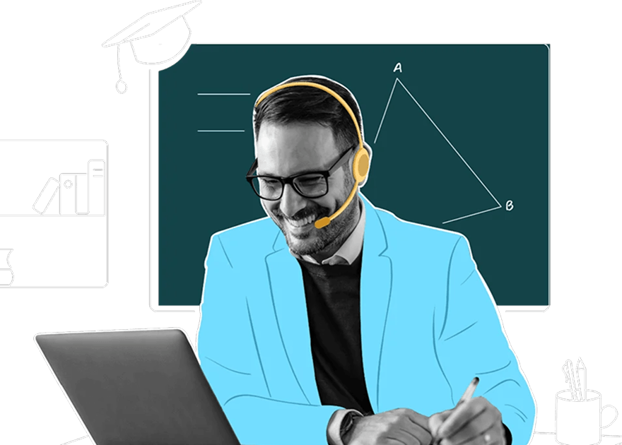 Campus IT supporting students in a classroom