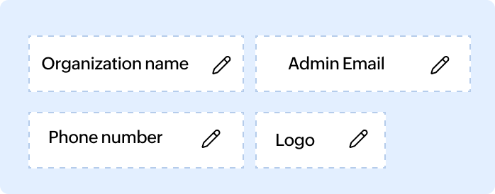 Rebranding and customer widget
