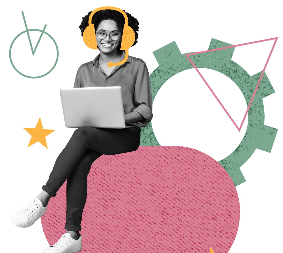 Remote desktop software illustration