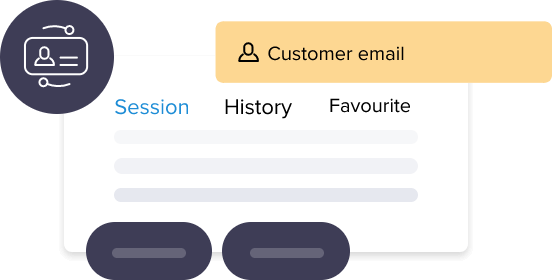 Customer toolbar in Assist