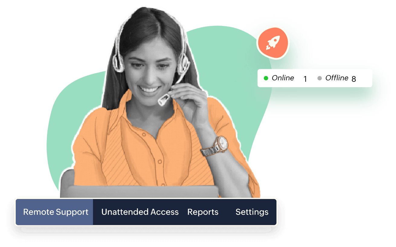 Telehealth remote desktop software - Zoho Assist