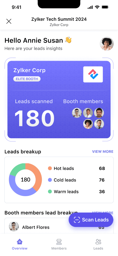 lead scanning app for exhibitors