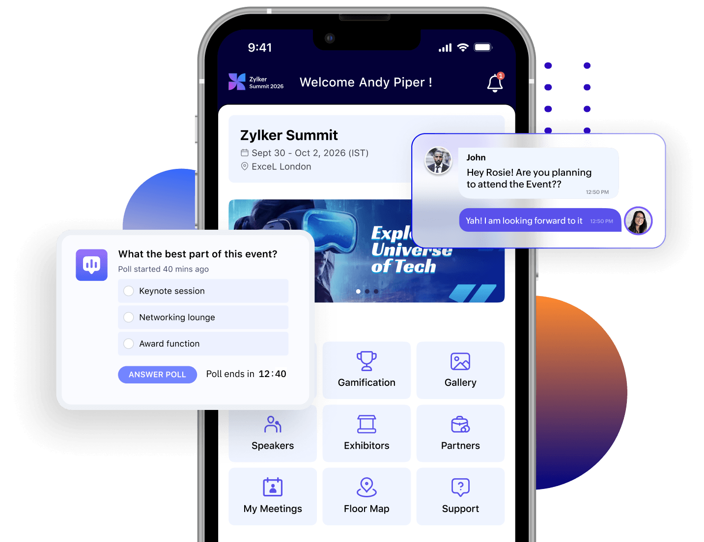Event attendee app - Zoho Backstage