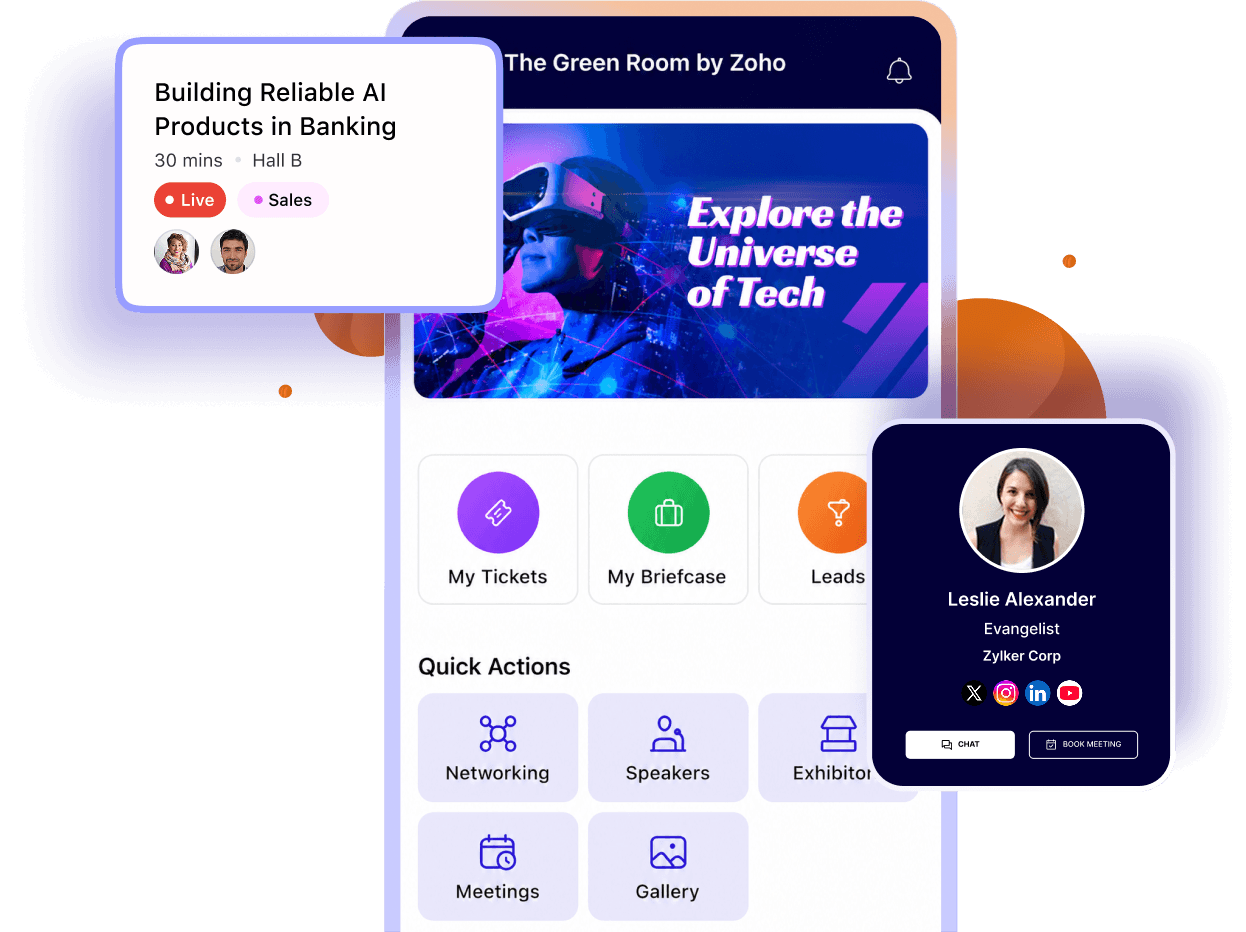 Event attendee app