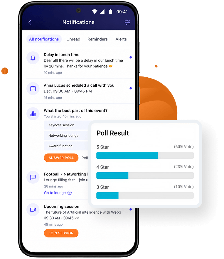 Two-way interactions in mobile app