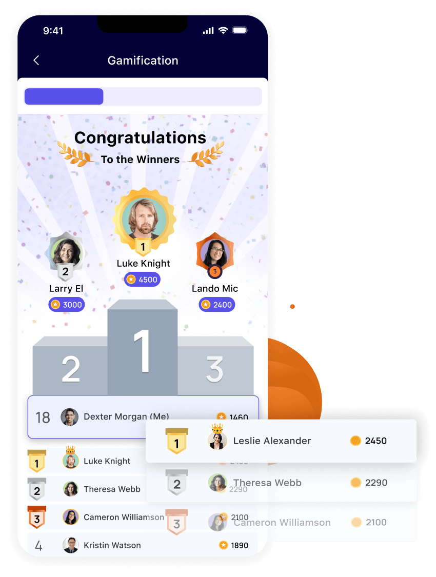Event gamification in attendee app