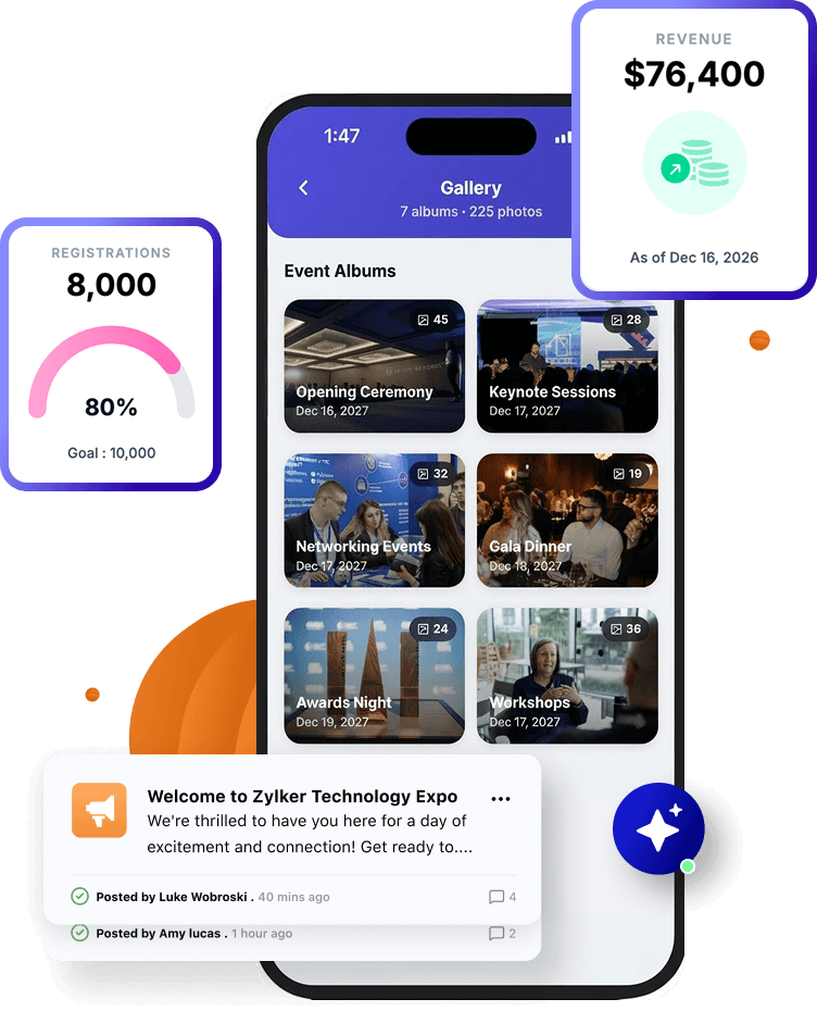 Run your event from anywhere