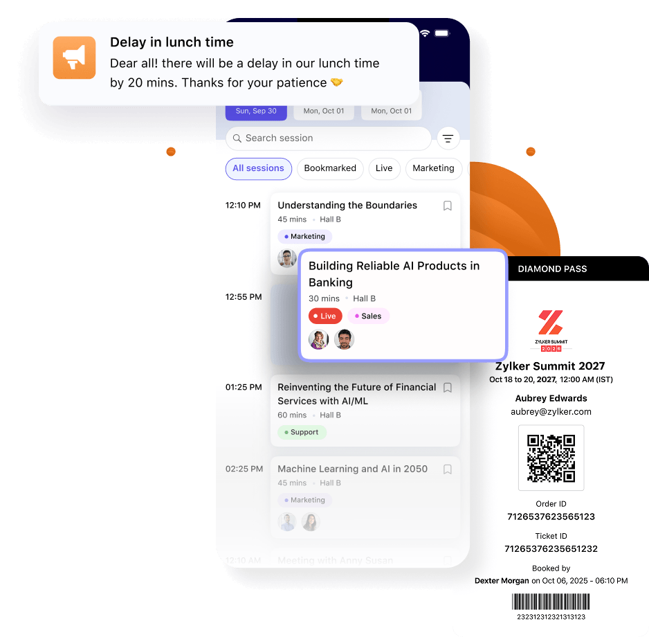 Attendee app