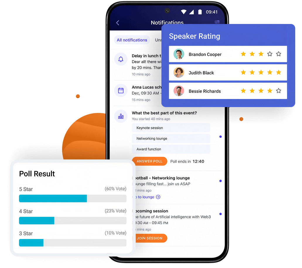 Attendee engagement in app