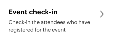 event check-in with qr code scanning