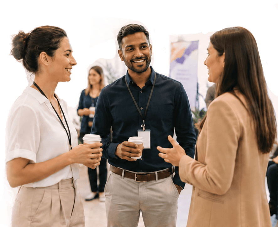 Build a space for the conversations that happen off-agenda