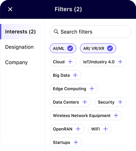 Let Zia figure out who your attendees should meet