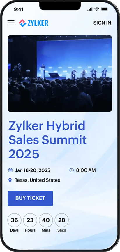 Event app for attendees