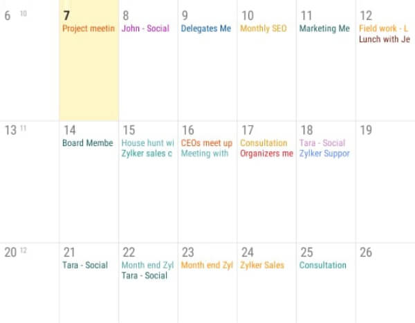 Business Calendar 2