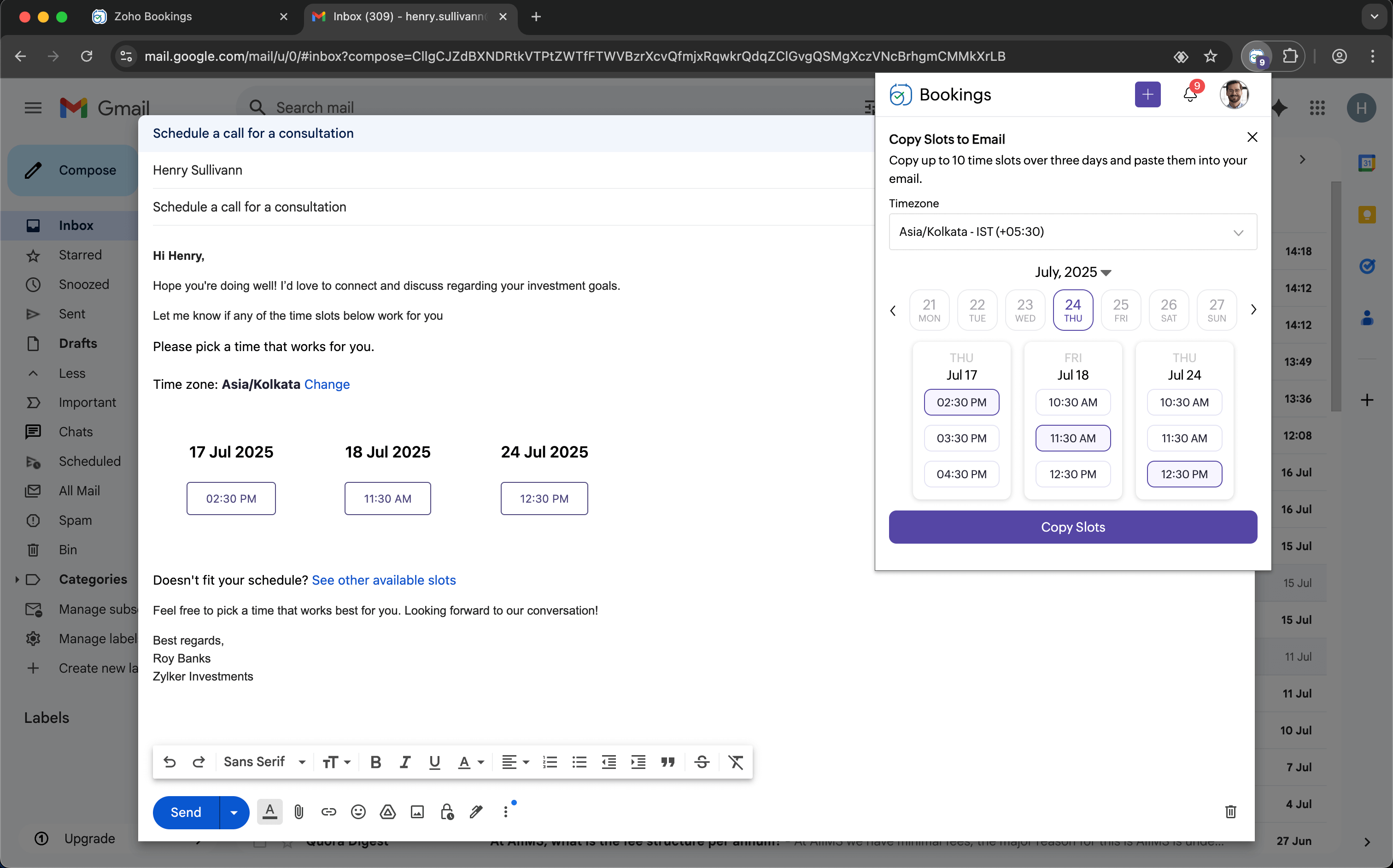 Chrome browser extension