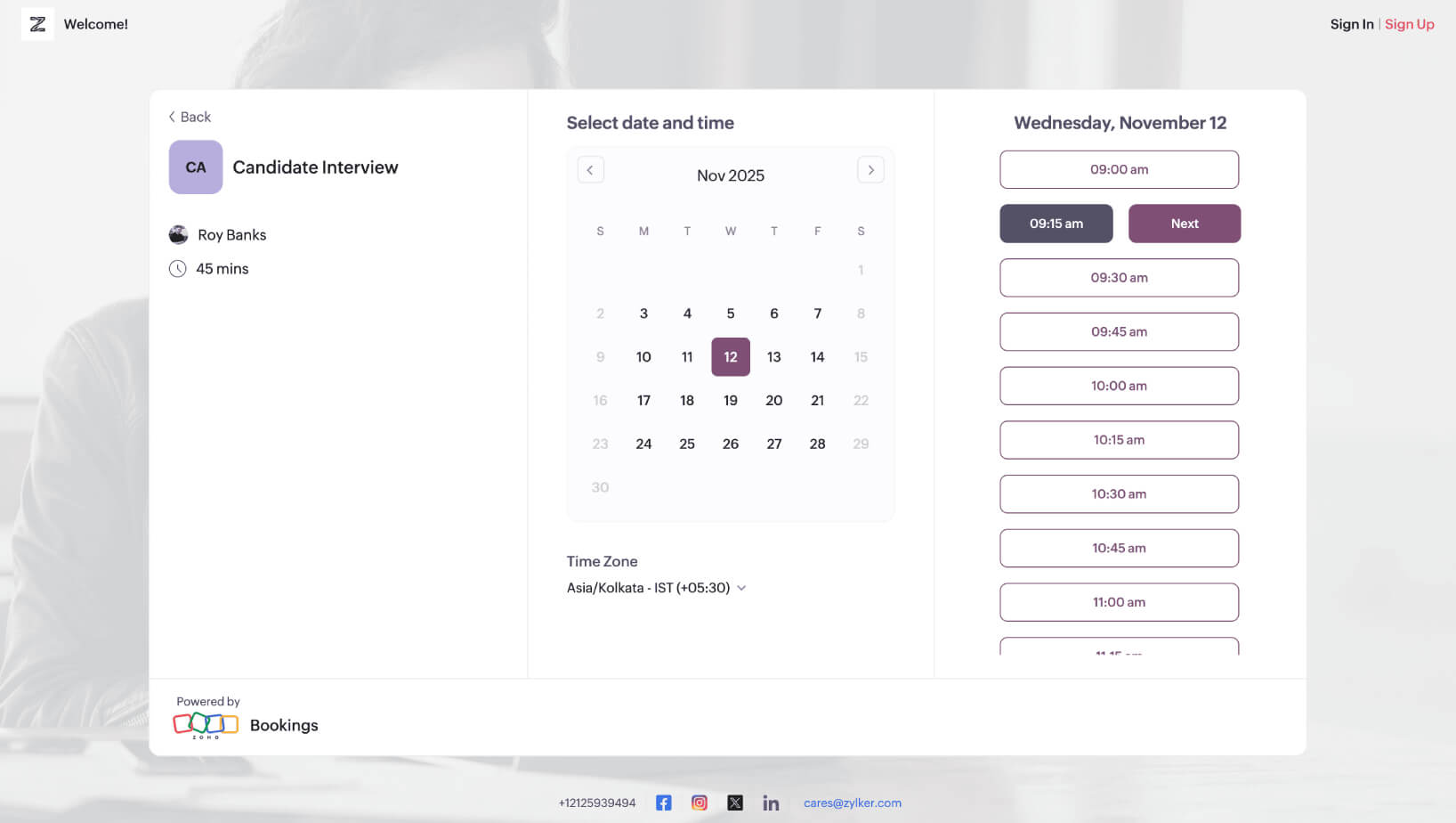 Round-the-clock booking Stay open for business 24/7