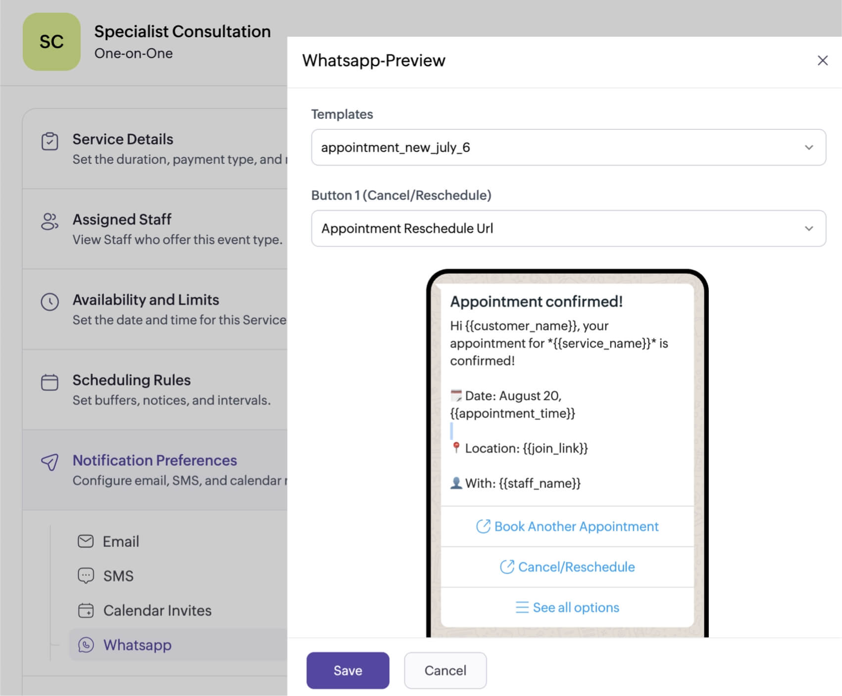 Notifications and follow-ups