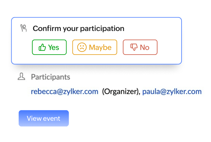 Easily RSVP for events