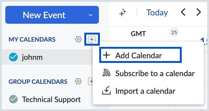 Add calendar Add calendar