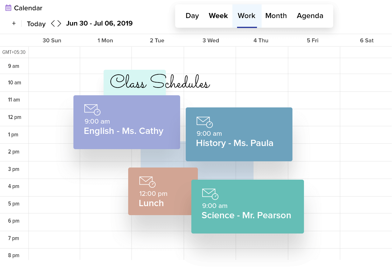 Plan and share your timetable instantly