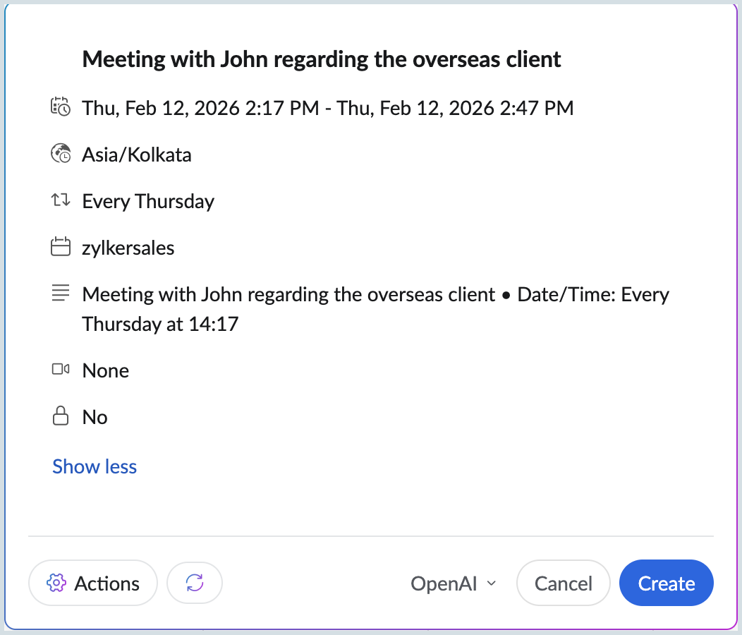 View event details View event details
