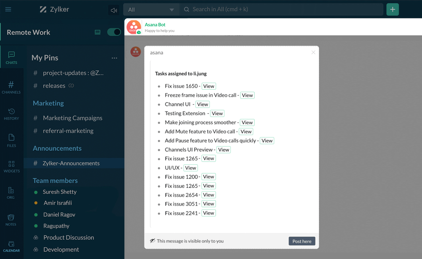 A single home for all your tasks and workflows