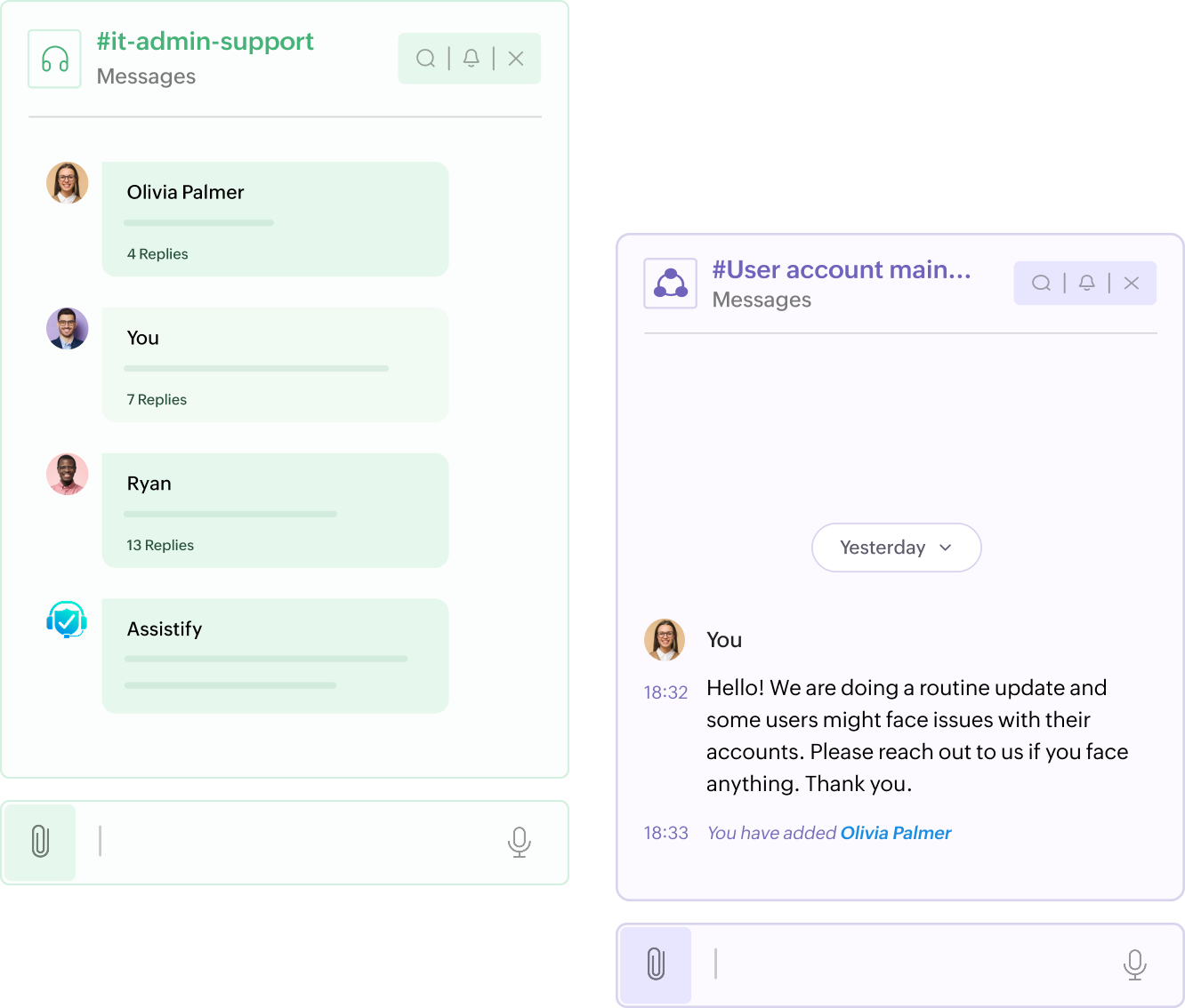 Keep teams updated for seamless operation