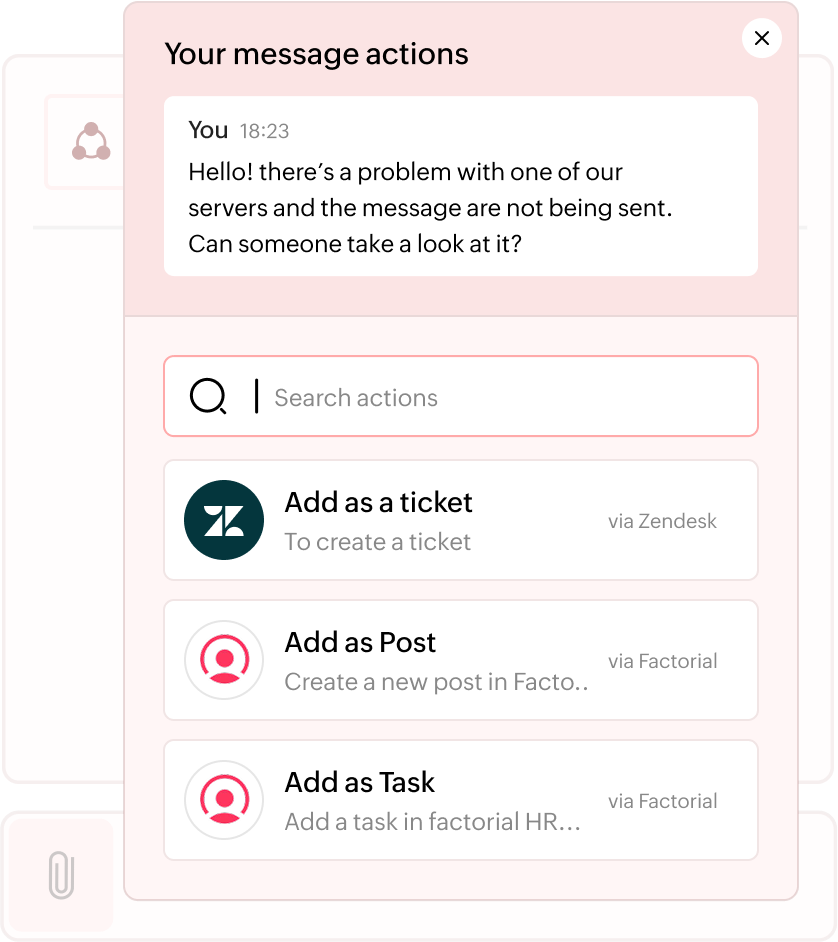 Convert incoming messages into tickets