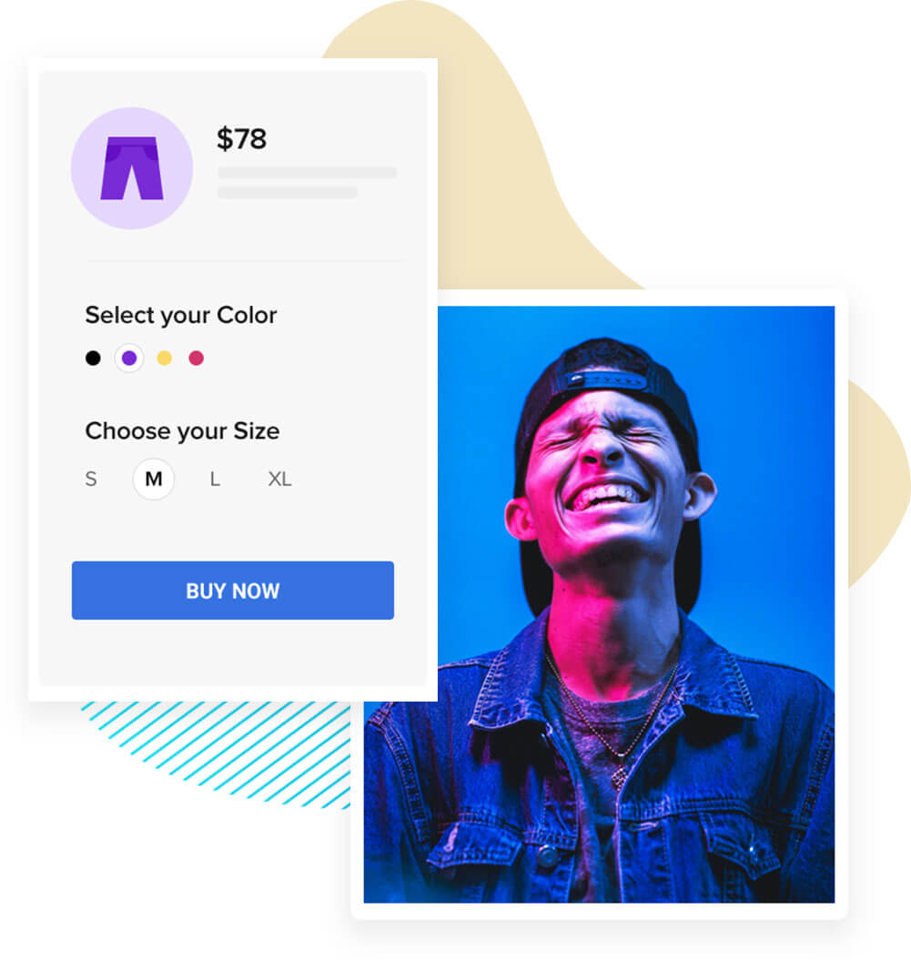 Include a buy button