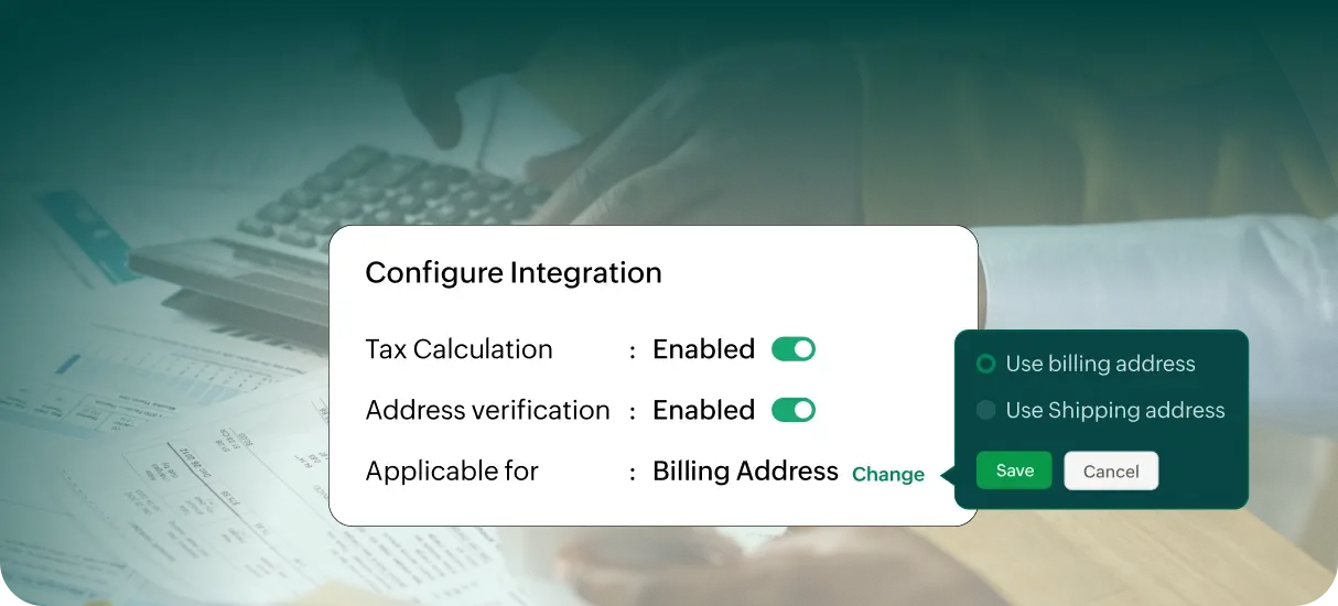 Avalara tax calculations across regions