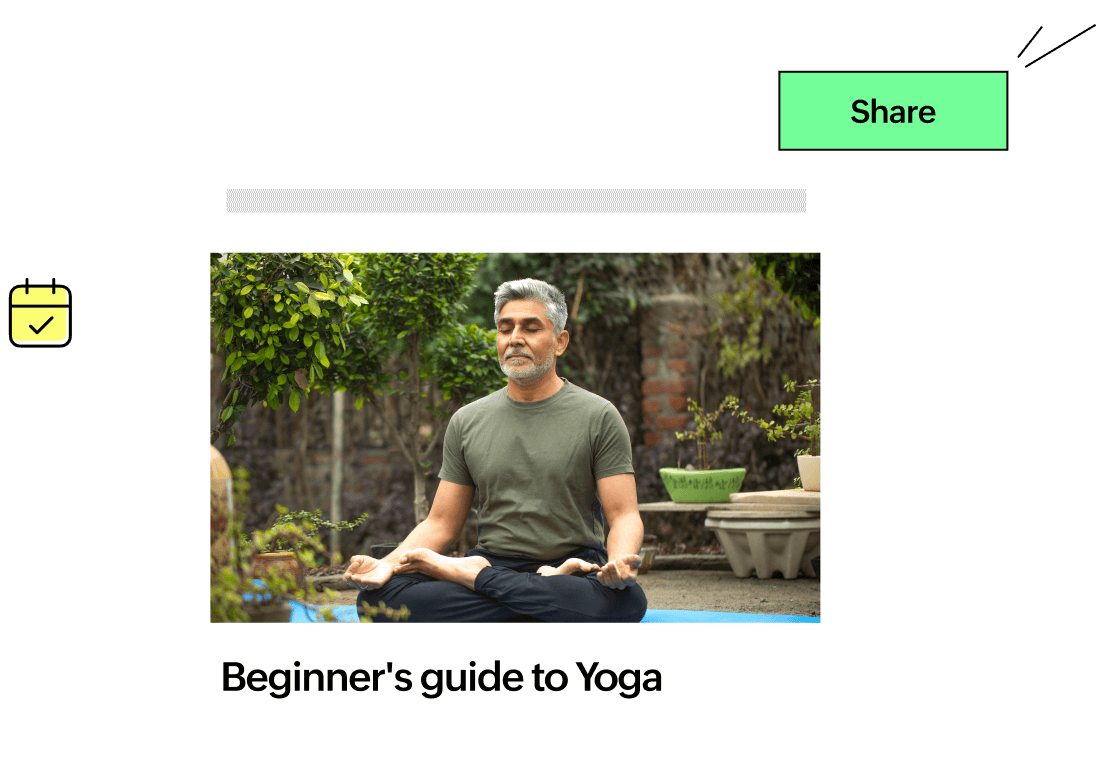 Organize and share easily
