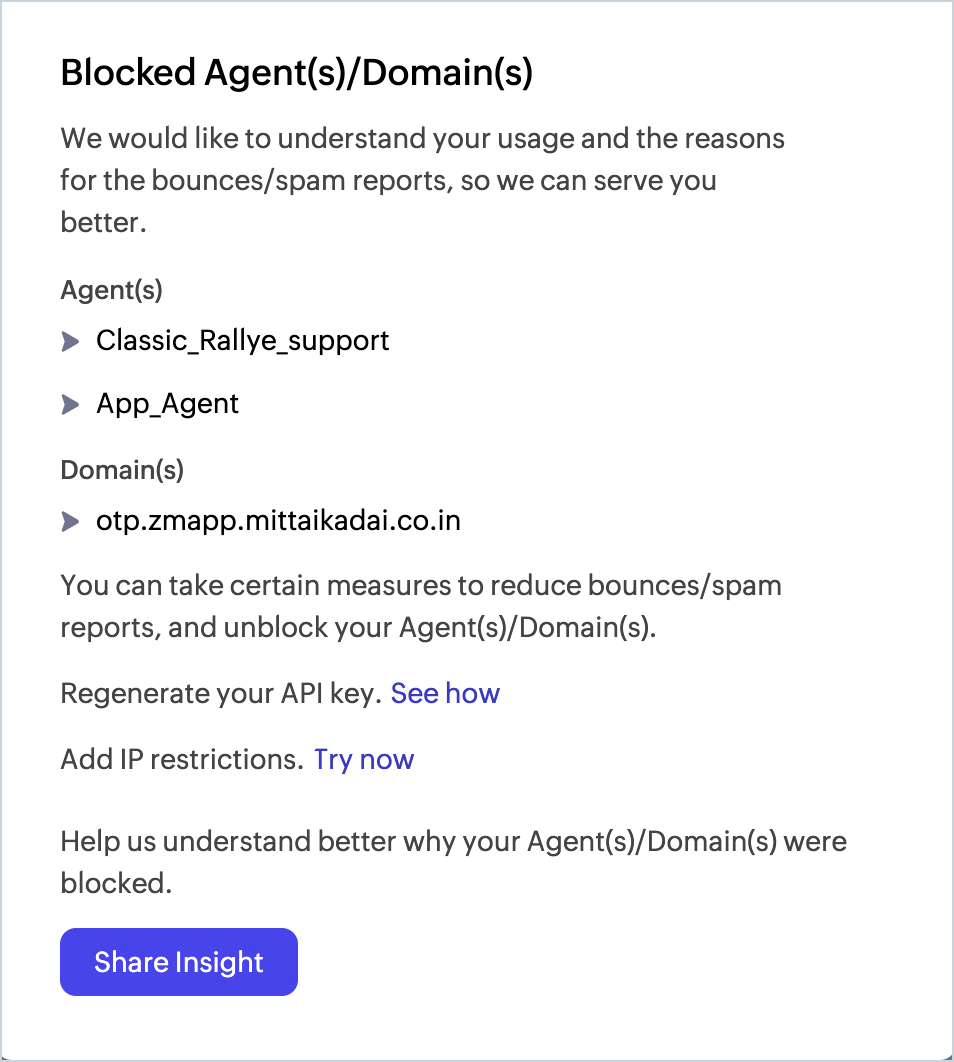 CPaaS blocked Agents Domains CPaaS blocked Agents Domains